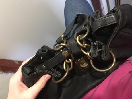 Dámska kožená kabelka, 