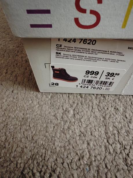 Kotníkove topánky esprit, 28, esprit,28