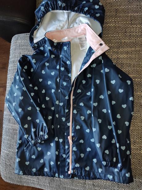 Pogumovaná bunda 122/128, h&m,122