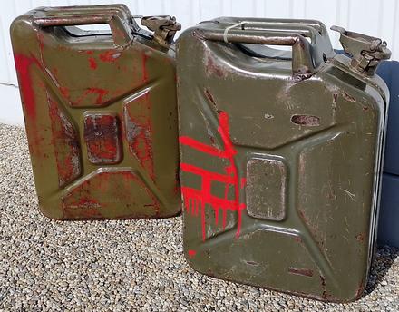 Kovové kanistre - bandasky, 