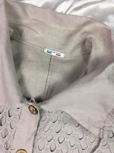 Kvalitný ľanový kardigan, xl