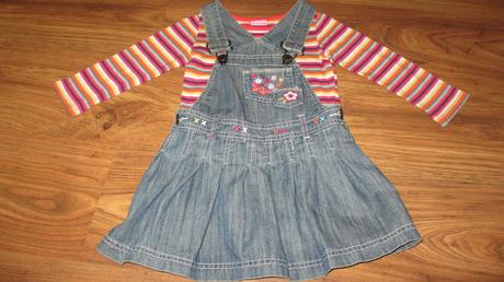 Šatová suknička + tričko, cherokee,92