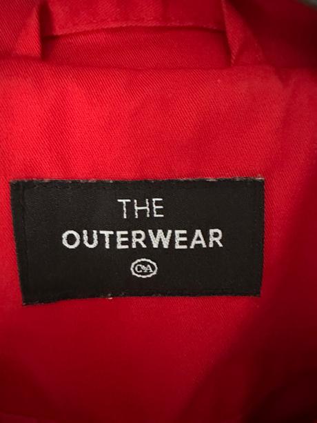 Červený trenčkot, c&a,42