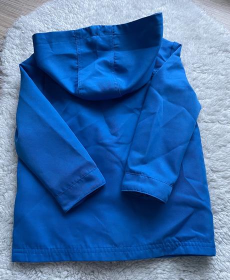 Modra tenka bunda s kapucnou lupilu, lupilu,98