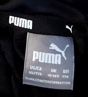 Čierna športová súprava puma, puma,176