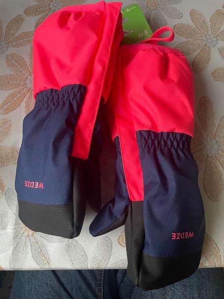 Zimné detské rukavice 5-6 rokov wedze, 116