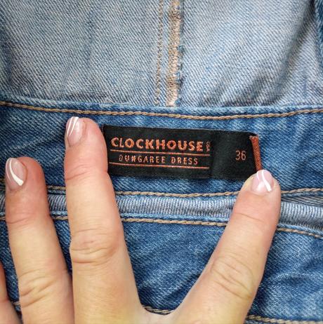 Riflová sukna s trakmy, clockhouse,36