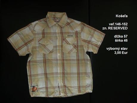 Košeľa veľ.146-152, reserved,152