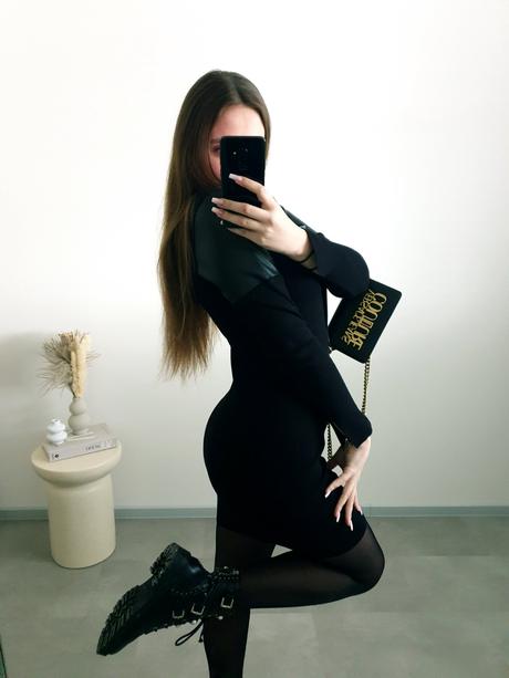 Čierne šaty relish m, 38 / m