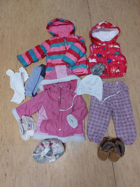 Mega balík zimného oblečenia, 86–98