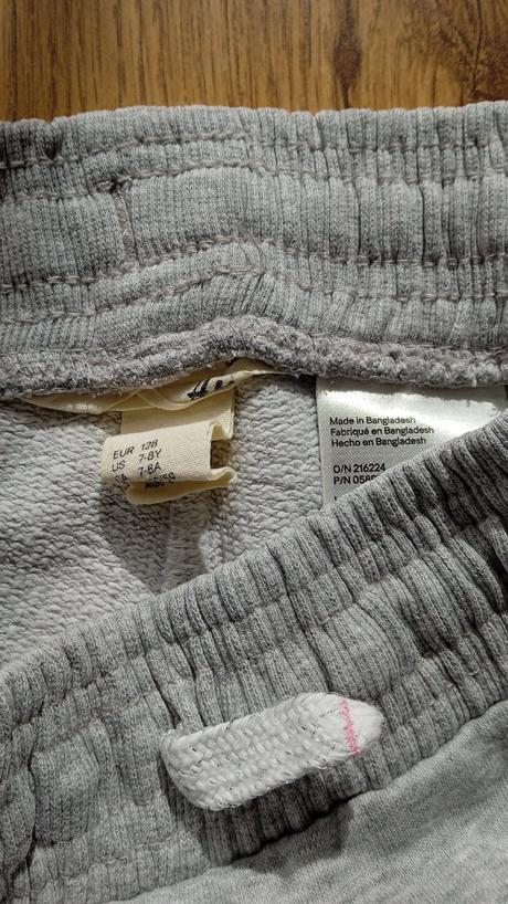 Sivé tepláky 128, h&m,128