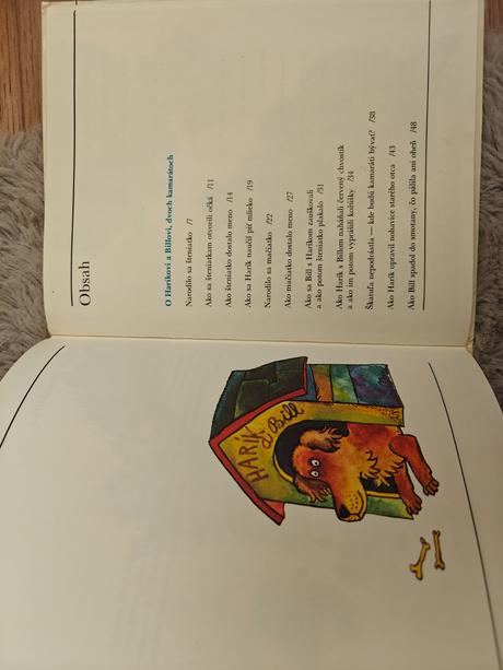 Detská kniha o haríkovi a billovi, dvoch kamarátov,