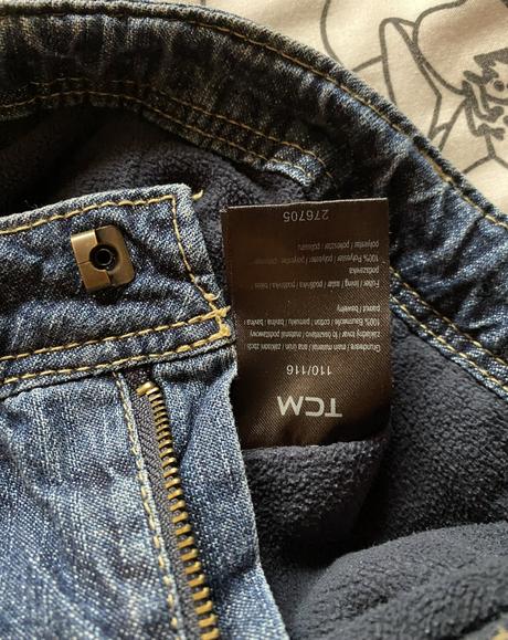 Podšité - zateplené rifle tchibo tcm v. 110/116, tcm,110