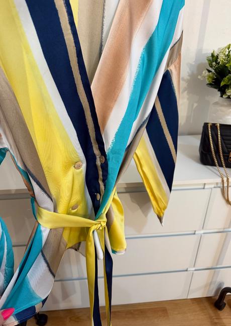 Zara saténová viazaná blúzka, zara,l