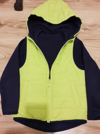 Mikina s vestou veľ. 110, tchibo,110