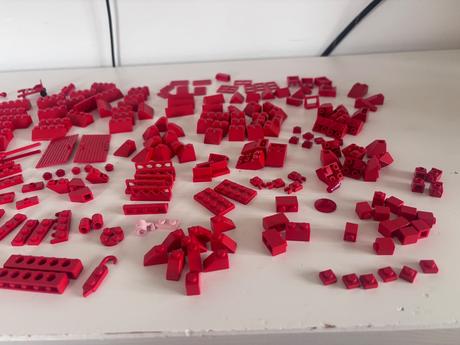 Lego červené, 
