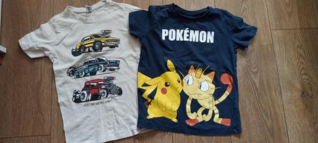 Balík tričiek 122/128, h&m,128