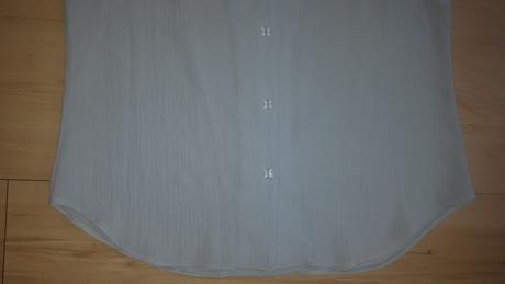 Bledomodrý blúzkový top, m