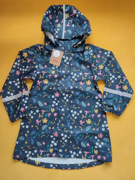 Reima nepremokavá bunda s kvietkami, reima,122