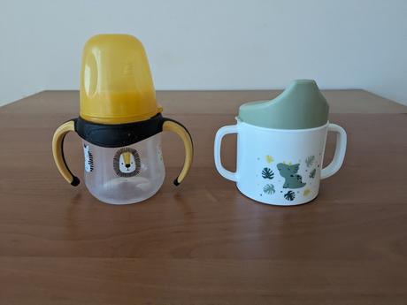 Detská fľaša a hrnček, babylove