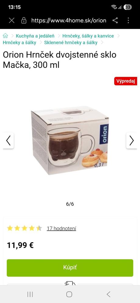 Orion dvojstenny mega hrncek macicka novy, kupovan, 