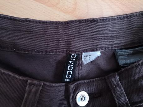 Bavlnené nohavice, h&m,36