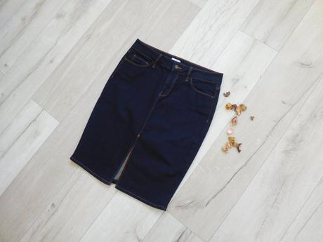 Riflová suknička 40v,, f&f,40