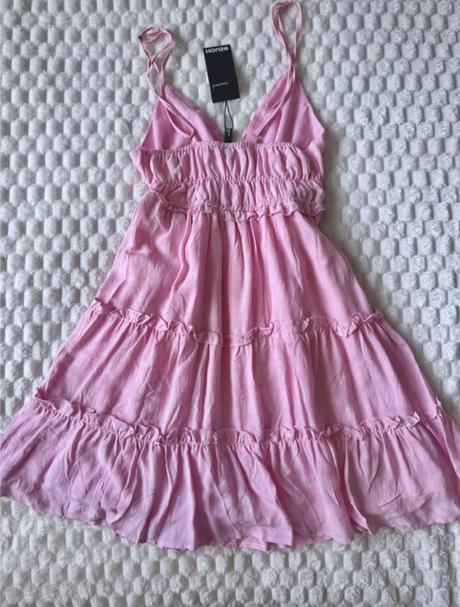 Ružové šaty, house,xs