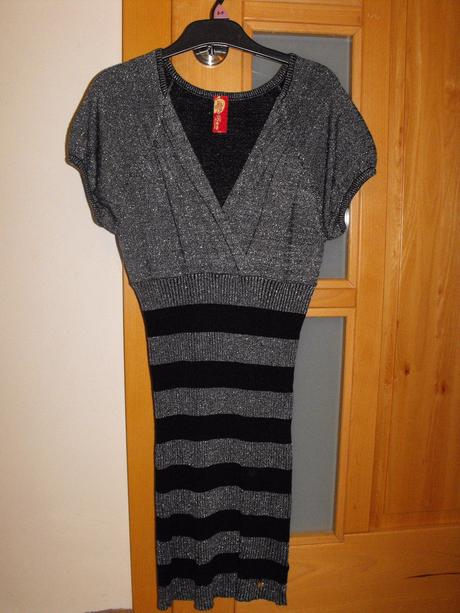 Striebristé šaty apple bottoms, xs