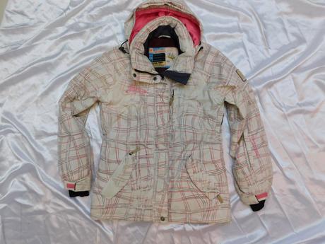 Kvalitna lyziarska bunda s odonimatelnou kapucnou, 36