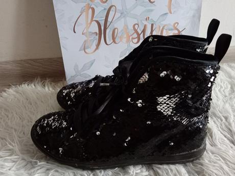 Prechodné topánky s pretáčajucimi flitrami, reserved,39