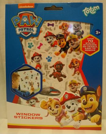 Okenná dekorácia 70 ks - labková patrola, totum, 