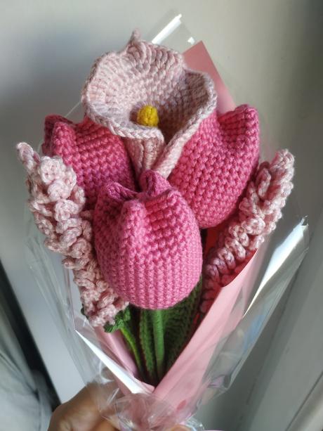 Háčkovaná kytica, 