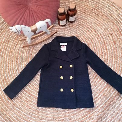 Jarní pleteninový kabátek, h&m,116