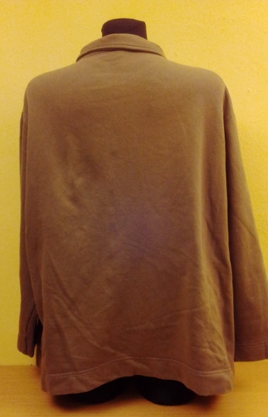 Dámska mikina na zips, soich, xxxl