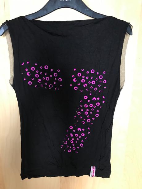 Čierne tričko v.s-m, s