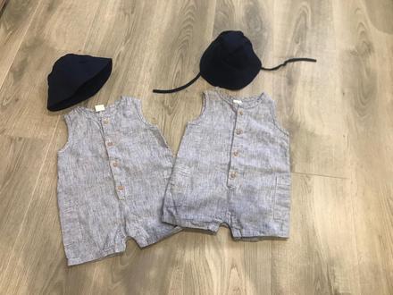 Overál h&m, veľkosť 68, h&m,68