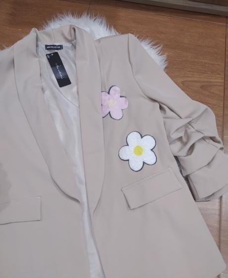 Sako s kvetmi, l / m / s