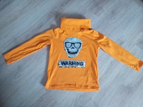 Mikina s otocnymi flitrami a rolakom, dopodopo,116