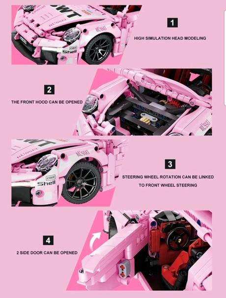 Stavebnica car 1388 dielov,