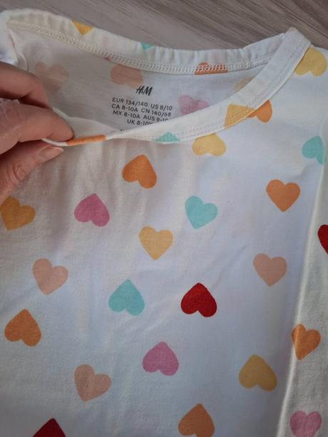 5x bavlnené tričká, veľ. 134/140, h&m,134