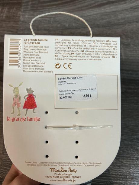 Moulin roty somarik barnabe 20cm,