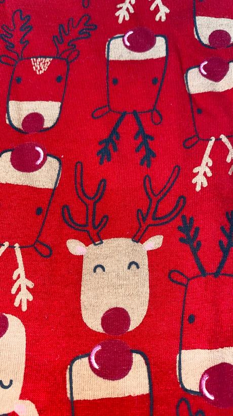 Vianočné šaty s rifličkami, 104