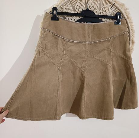 Menčestrová sukňa po kolená, xxl