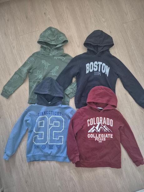 4x mikina hm, h&m,134