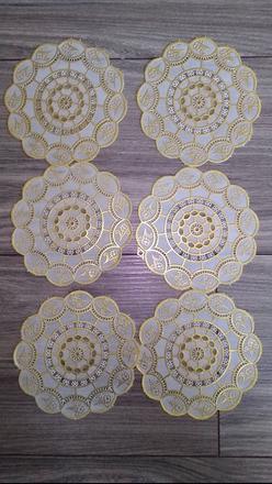 Gumenné podložky pod poháre,