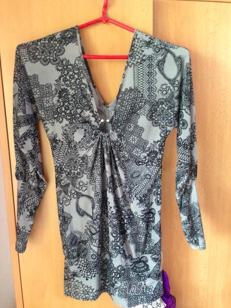 Šaty/top blunature, s