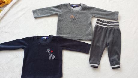 Súprava 2x mikina a 1x tepláky 74/80, lupilu,74