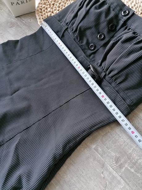 Šaty mini krátke pásikavé, s