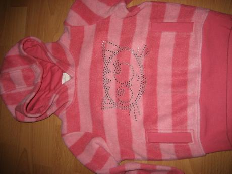 Fleesová mikinka s mačkou, next,116